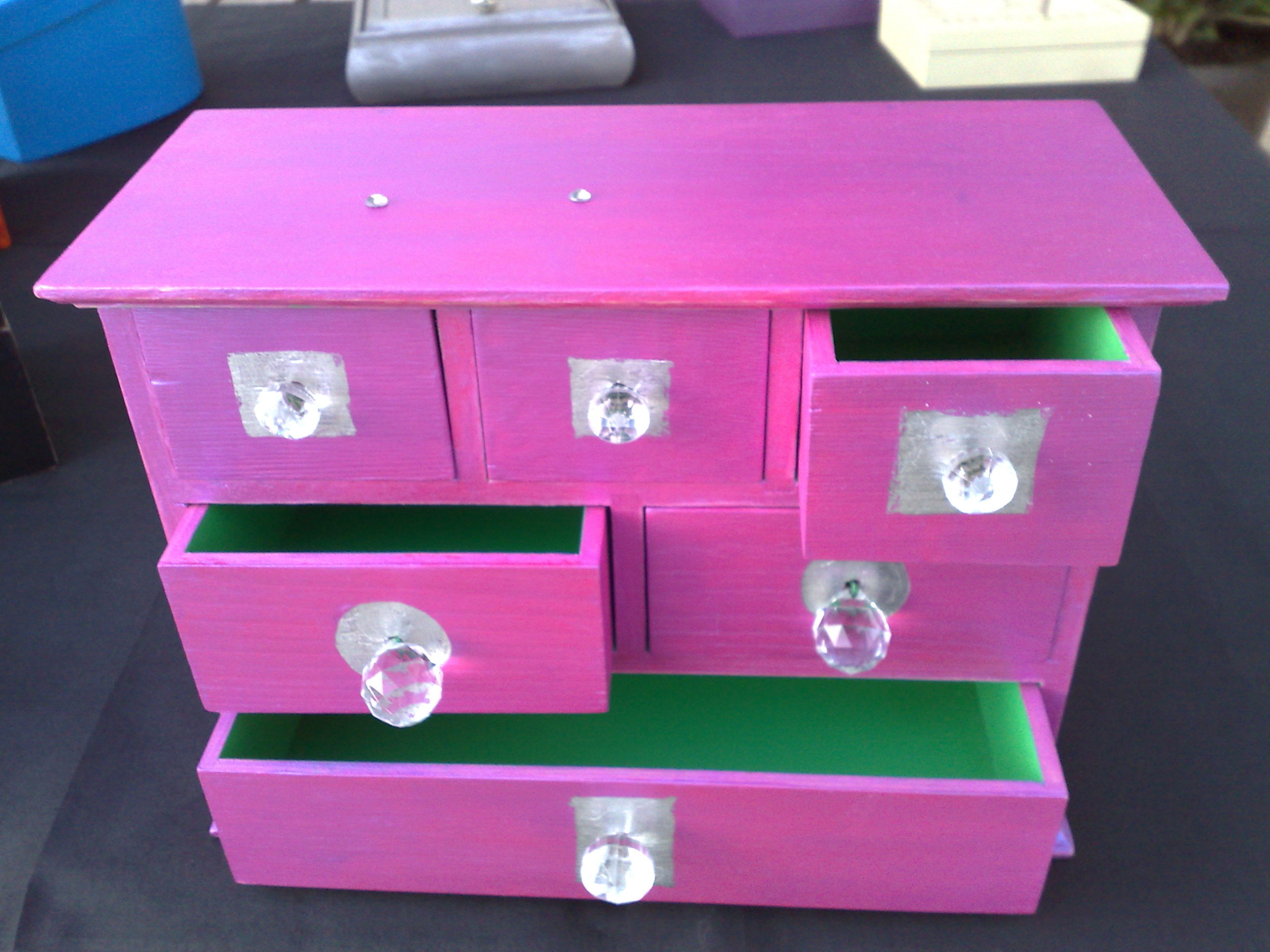 Mini commode Hot Pink